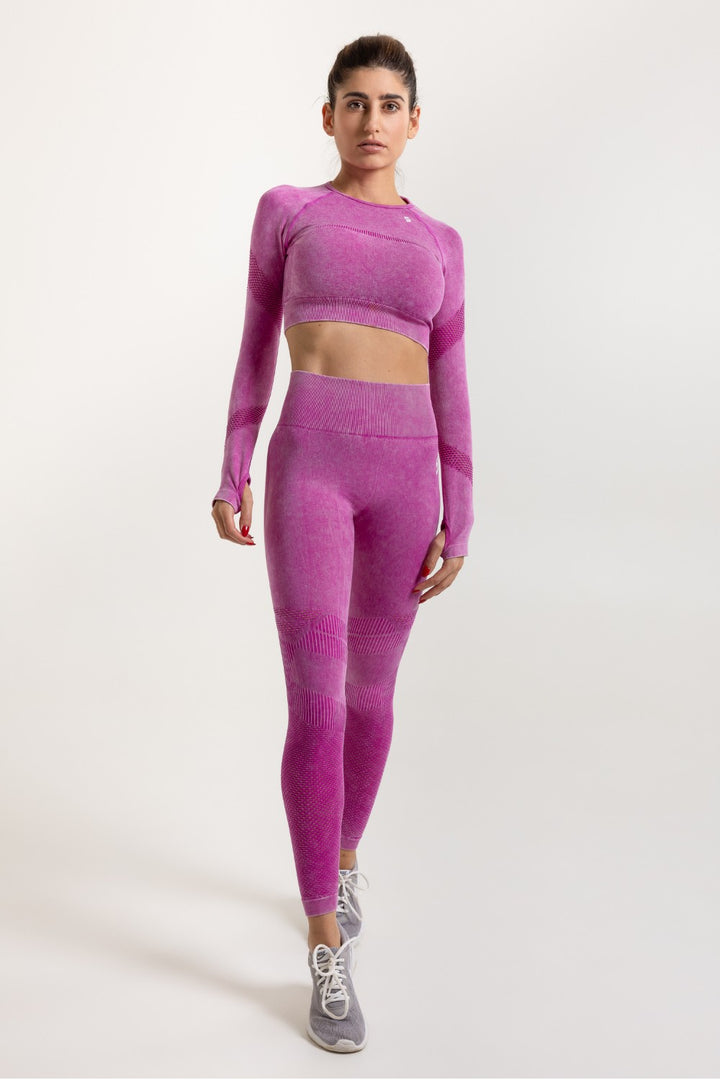 Women's Zenith Cropped Long Sleeve Top