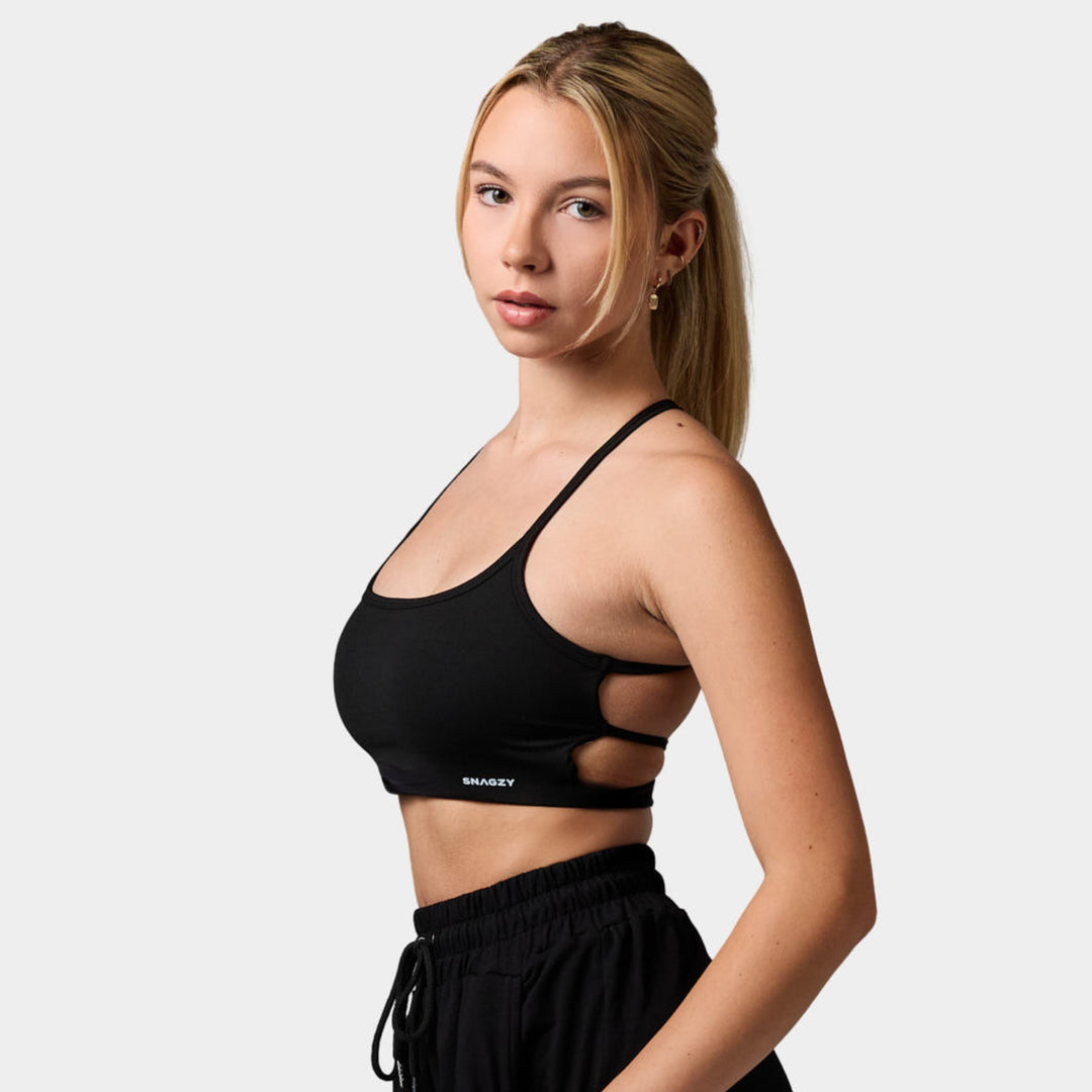 Eclipse Crossback Slim Strap Sports Bra