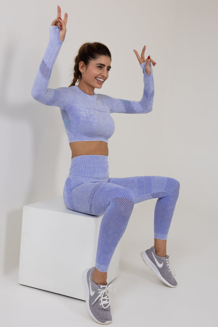 Women's Zenith Cropped Long Sleeve Top